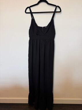 Chelsea28 Black Strapless Sweetheart Jumpsuit